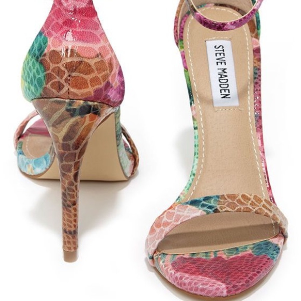 Steve Madden Stecy Heels in Floral Multi